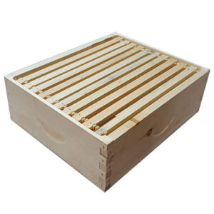 10 Frame Medium Hive Box - Assembled with 10 Frames
