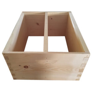 4 Frame Double Nuc Box Only - Assembled